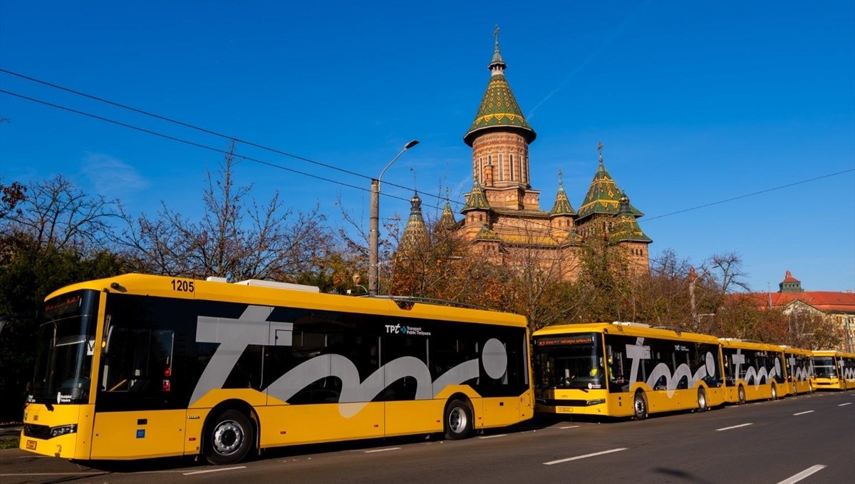 Romanya'da Bozankaya troleybüsleri tanıtıldı