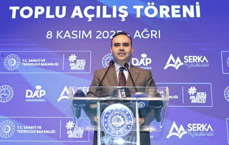 Sanayi ve Teknoloji Bakanı Kacır, Ağrı