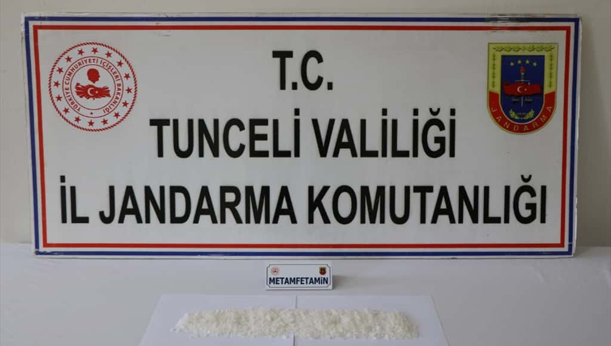 Tunceli'de uyuşturucu operasyonunda 1 zanlı tutuklandı