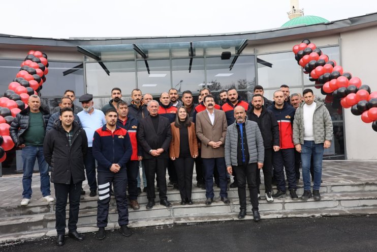 Ağrı Belediyesi yeni itfaiye ve makine ikmal binalarını hizmete açtı2