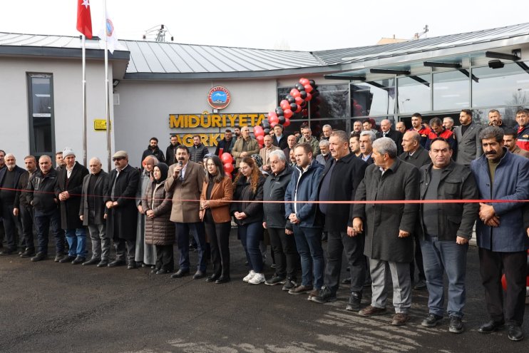 Ağrı Belediyesi yeni itfaiye ve makine ikmal binalarını hizmete açtı3