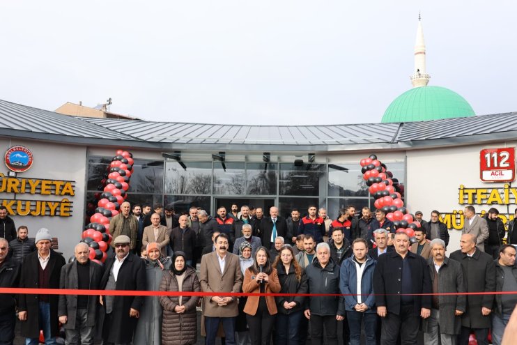 Ağrı Belediyesi yeni itfaiye ve makine ikmal binalarını hizmete açtı4