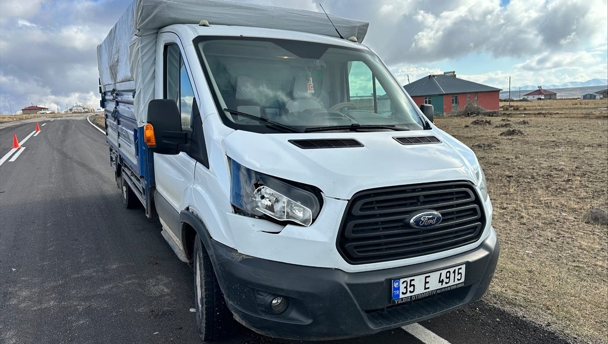 Erzurum'da kamyonetin çarptığı kişi hayatını kaybetti