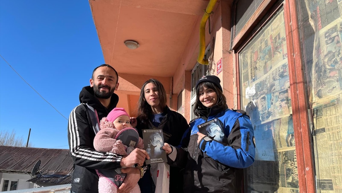 Kars'ta polis ekipleri, vatandaşları karbonmonoksit zehirlenmelerine karşı uyardı