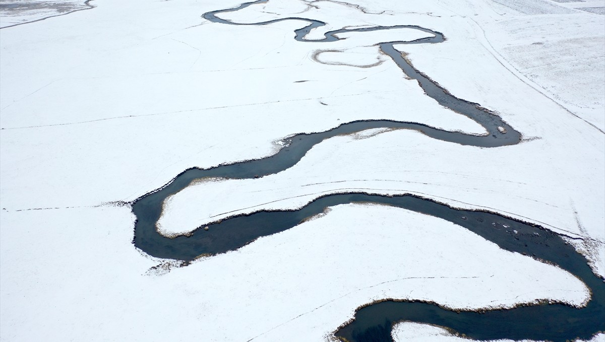 Kışın donmayan ve göz kamaştıran menderesler hayvancılığa katkı sağlıyor