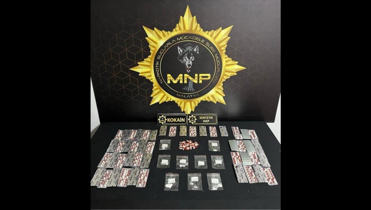 Malatya'da uyuşturucu operasyonunda 3 zanlı tutuklandı