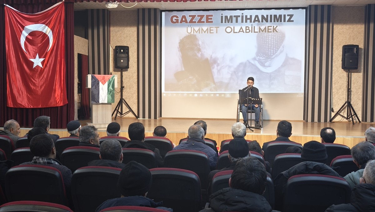 Solhan'da Gazze konulu konferans düzenlendi