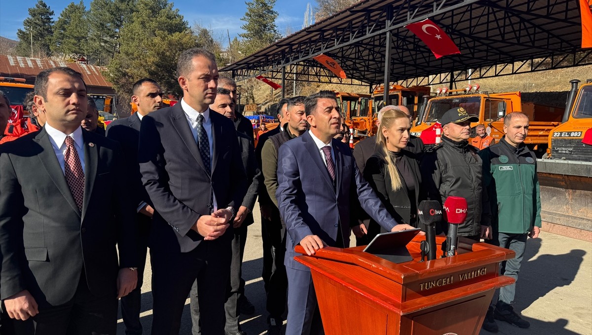 Tunceli Valisi Aygöl, kentte alınan kış tedbirlerini anlattı: