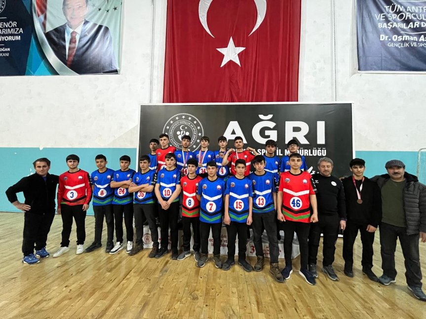 Ağrı Okul Sporları Gençler B Bilek Güreşi mahalli müsabakaları 5