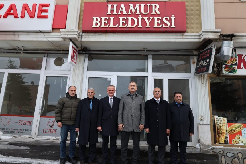 Ağrı Valisi Bozkurt Hamur Belediyesi ziyaret