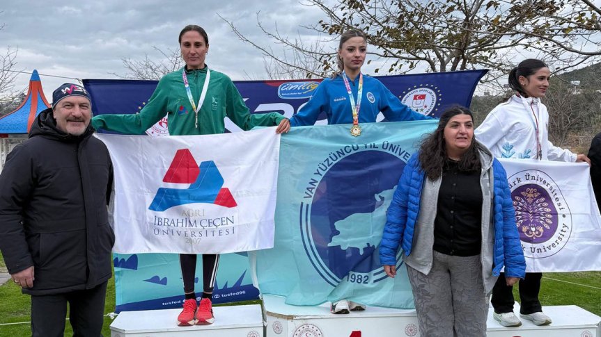 AİÇÜ Kadın Kros Takımı Türkiye şampiyonu oldu 2