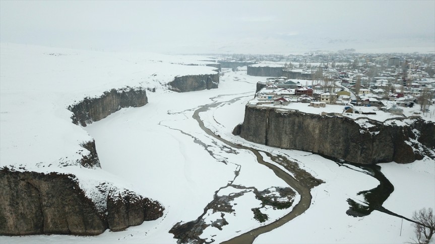 Murat harikası doğa kaplanan rotasında trekking Beyaz sevenlerin örtüyle Kanyonu 5