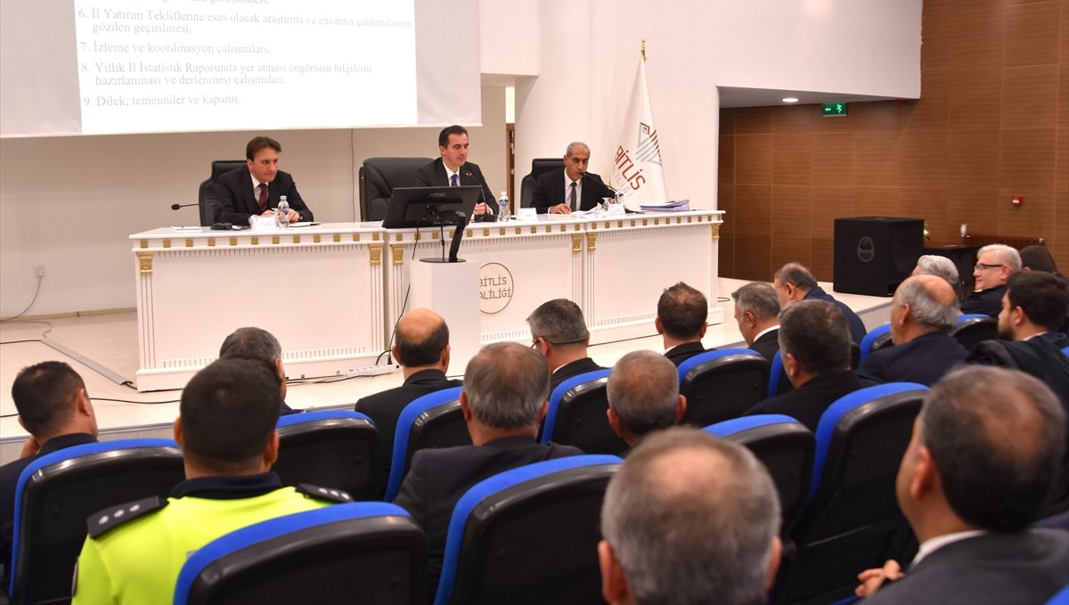 Bitlis'te İl Koordinasyon Kurulu Toplantısı gerçekleştirildi