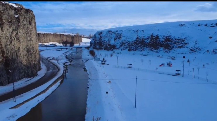 Kışın bambaşka bir yüzü var: Murat Kanyonu
