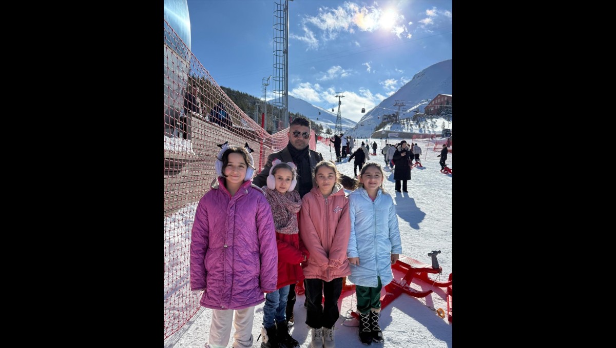 Erzurum kırsalındaki çocuklar Palandöken Kayak Merkezi'nde eğlenceli gün geçirdi