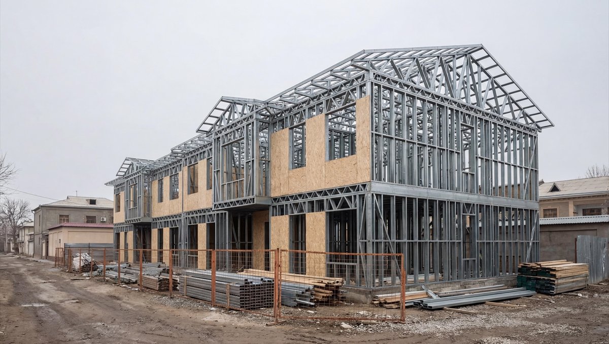 Karmod'dan Özbekistan'da çelik konstrüksiyon villa projesi