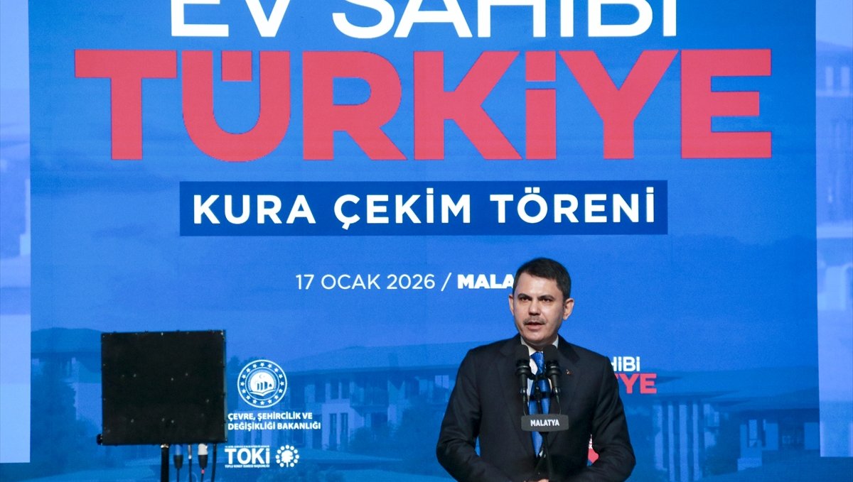 Bakan Kurum, Malatya'da Ev Sahibi Türkiye Kura Çekim Töreninde konuştu:
