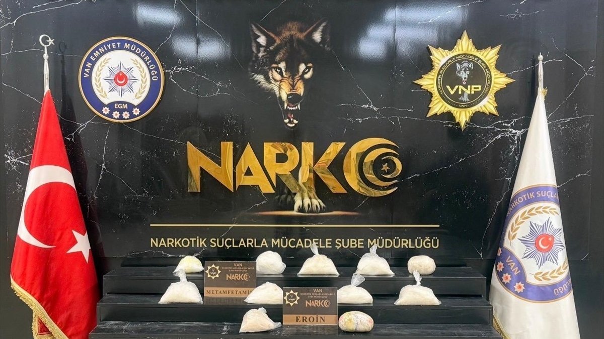 Van'da 10 kilo 720 gram uyuşturucu ele geçirildi