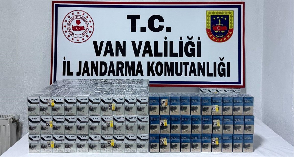 Van'da 1500 paket gümrük kaçağı sigara ele geçirildi