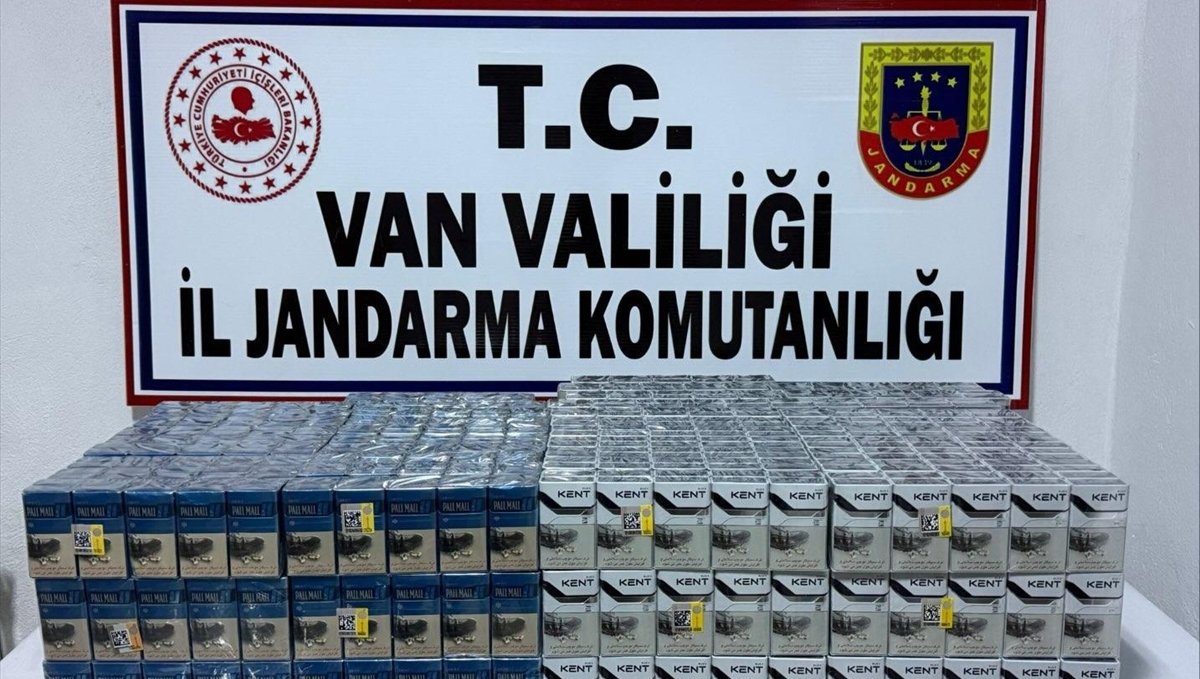 Van'da 1690 paket gümrük kaçağı sigara ele geçirildi