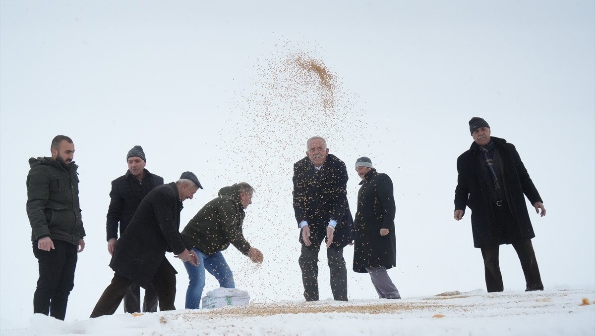 Van ve Muş'ta yaban hayvanları için doğaya yem bırakıldı