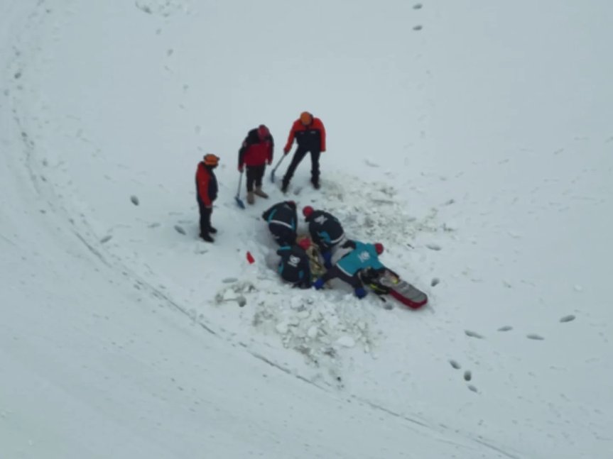 Ağrı AFAD çığ tatbikatı 3