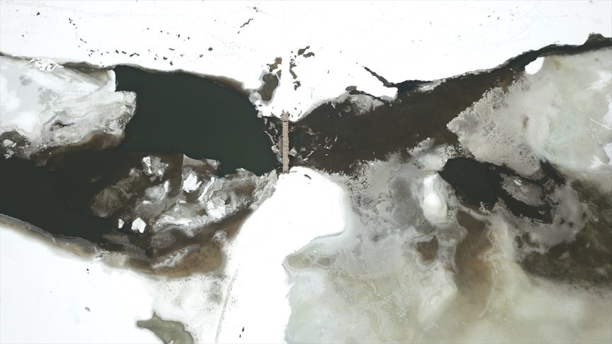 ve buzla dereler - kaplandı Nehir AĞRI 3