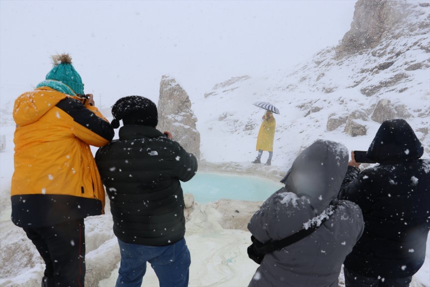 rotasında kış fotoğrafçıların güzellikleri Ağrı