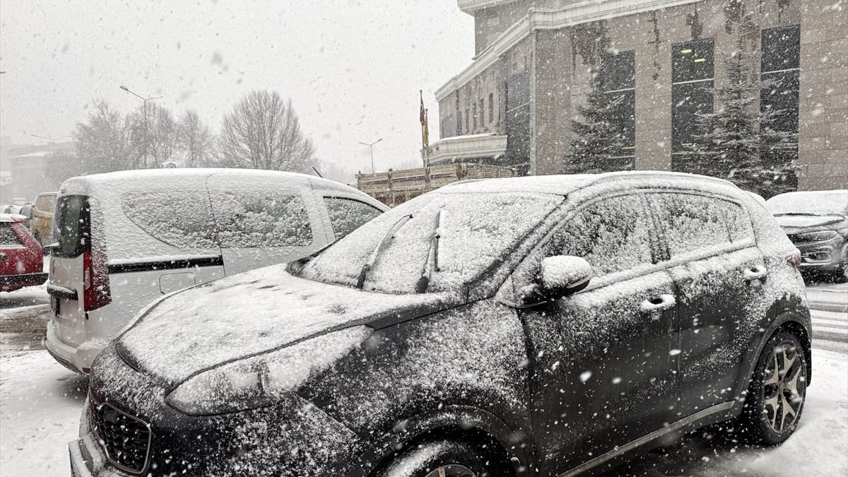 Ardahan'da kar yağışı etkili oluyor