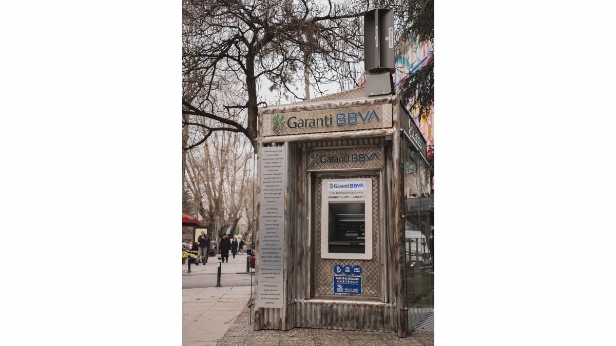 Garanti BBVA'dan atık malzemelerle geliştirilen sürdürülebilir ATM