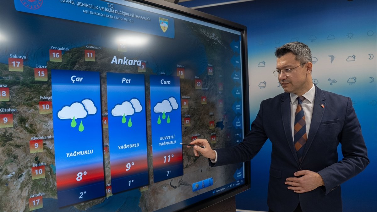 Hafta boyunca yurt genelinde yağışlı hava etkili olacak