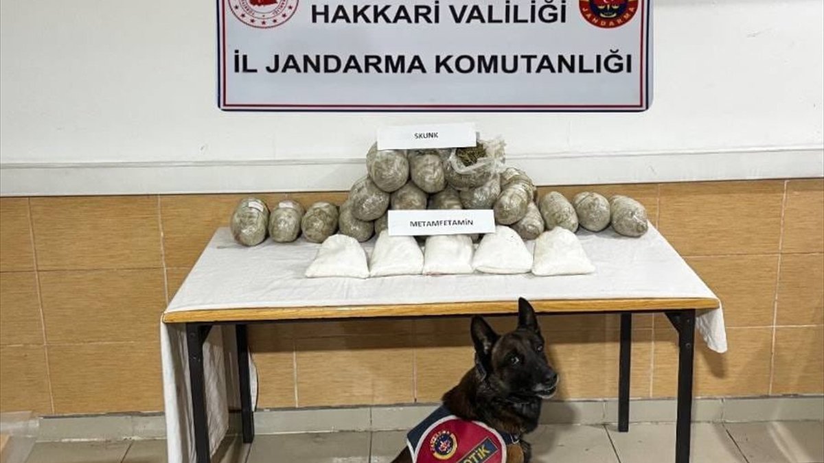 Hakkari'de 22 kilo 170 gram uyuşturucu ele geçirildi