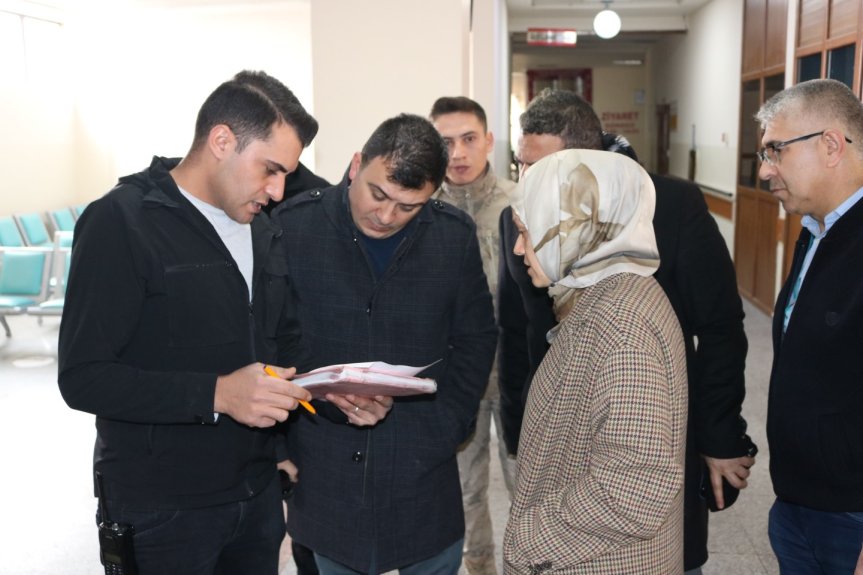 Patnos Kaymakamı Dertlioğlu kazanın ardından inceleme yaptı 1