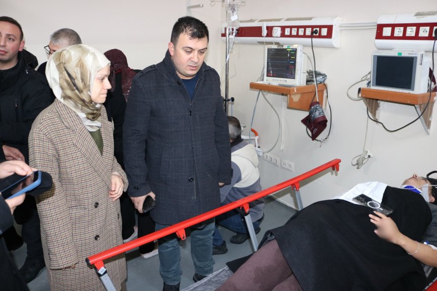 Patnos Kaymakamı Dertlioğlu kazanın ardından inceleme yaptı 2