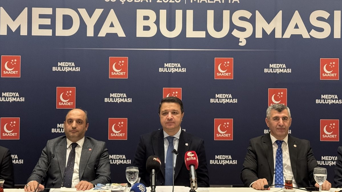 Saadet Partisi Genel Başkanı Arıkan, Malatya'da basınla buluştu