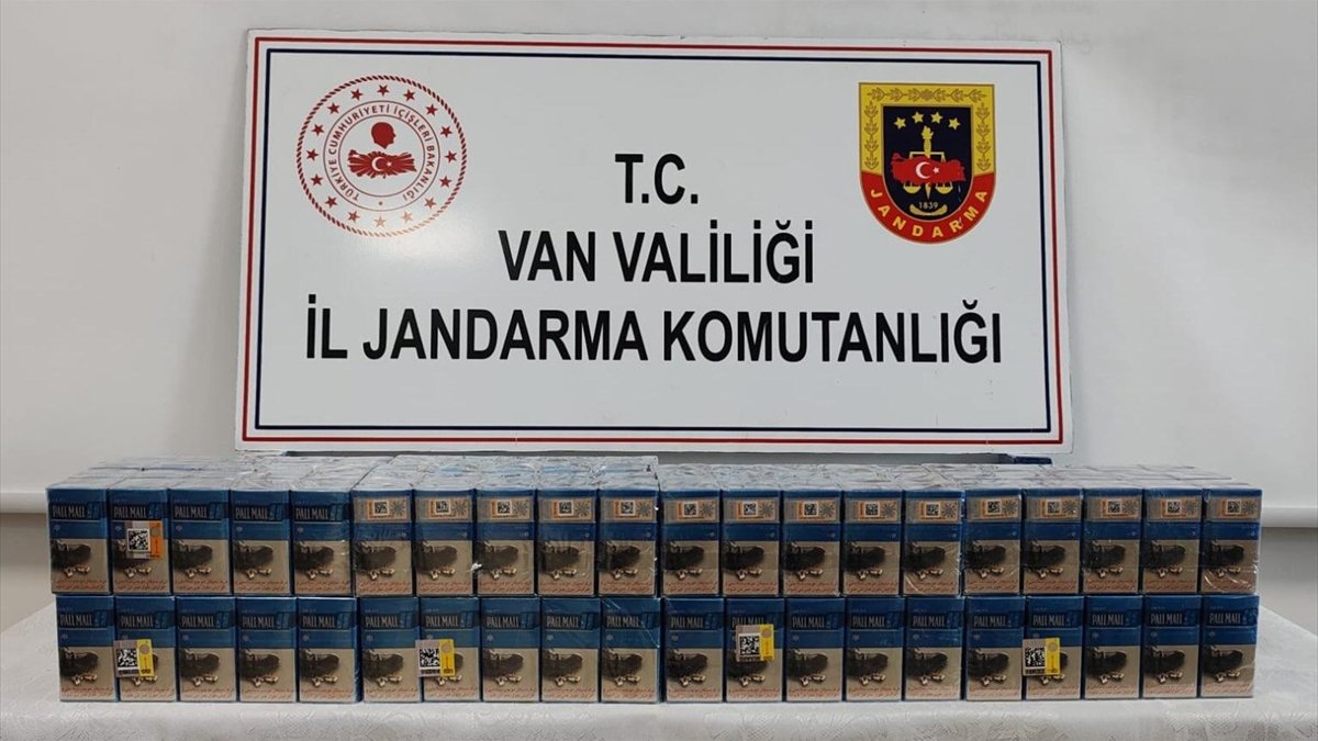 Van'da 720 paket gümrük kaçağı sigara ele geçirildi