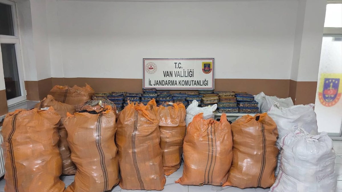Van'da gümrük kaçağı eşya ve gıda ele geçildi