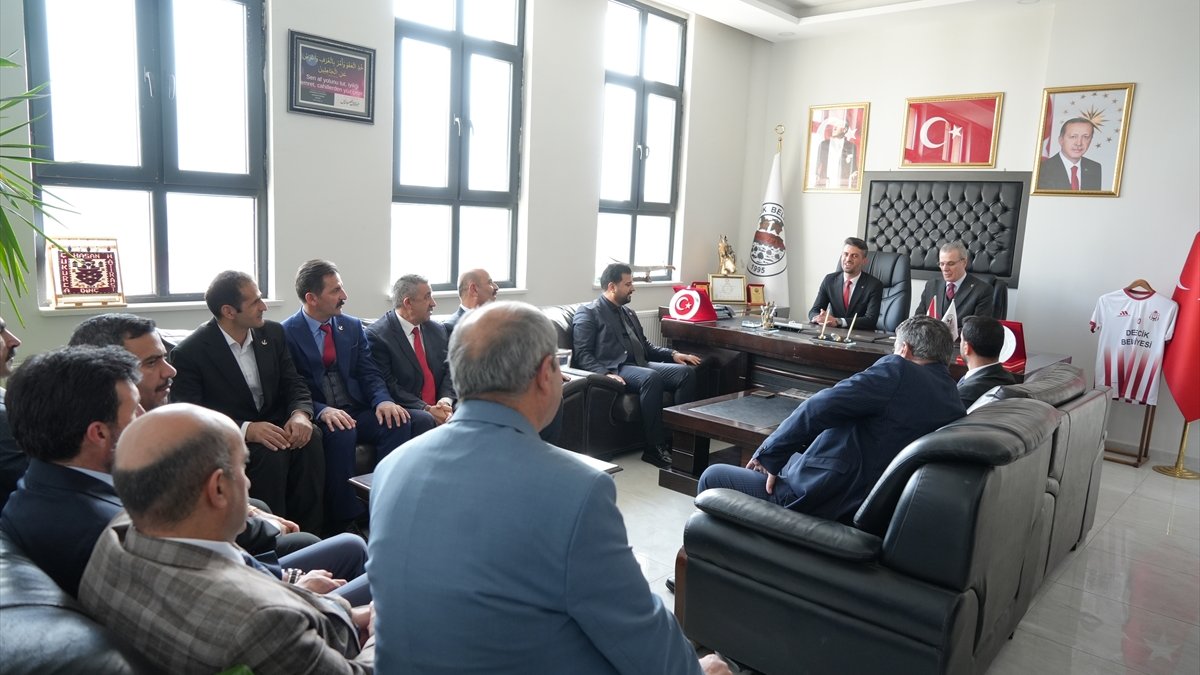 Yeniden Refah Partisi heyetinden Derecik ilçesine ziyaret