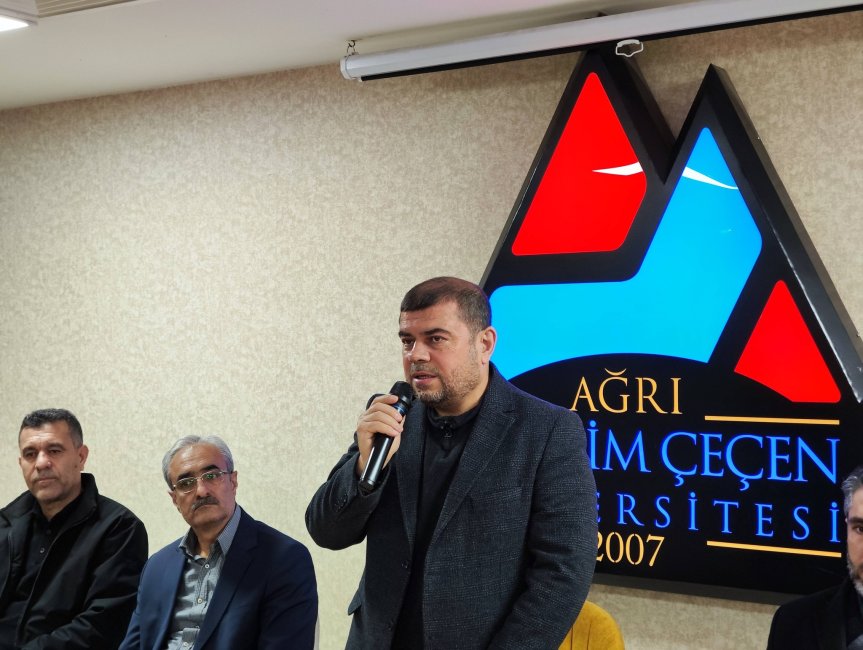 Ağrı İl Müftüsü Necati Şafak, müftülük personeliyle vedalaştı 1