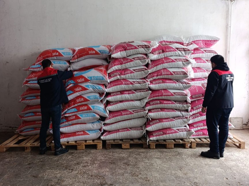 AĞRI YEM GÜVENİLİRLİĞİ İÇİN DENETİMLER ARALIKSIZ DEVAM EDİYOR 1