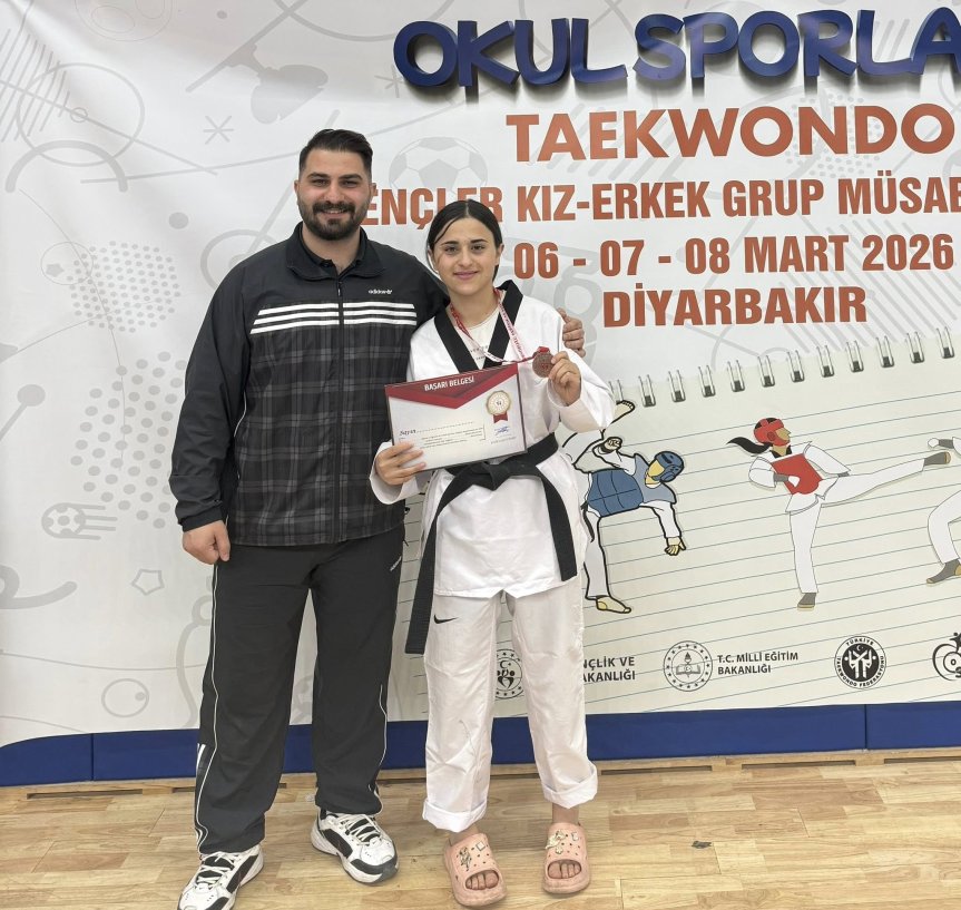 Ağrılı taekwondocular Diyarbakır