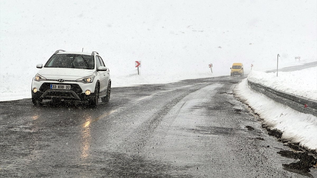 Ardahan ve Kars'ta yoğun kar ulaşımı aksattı