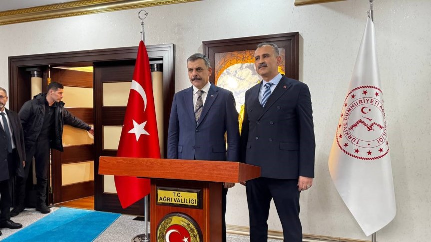 İçişleri Bakanı Çiftçi, Ağrı