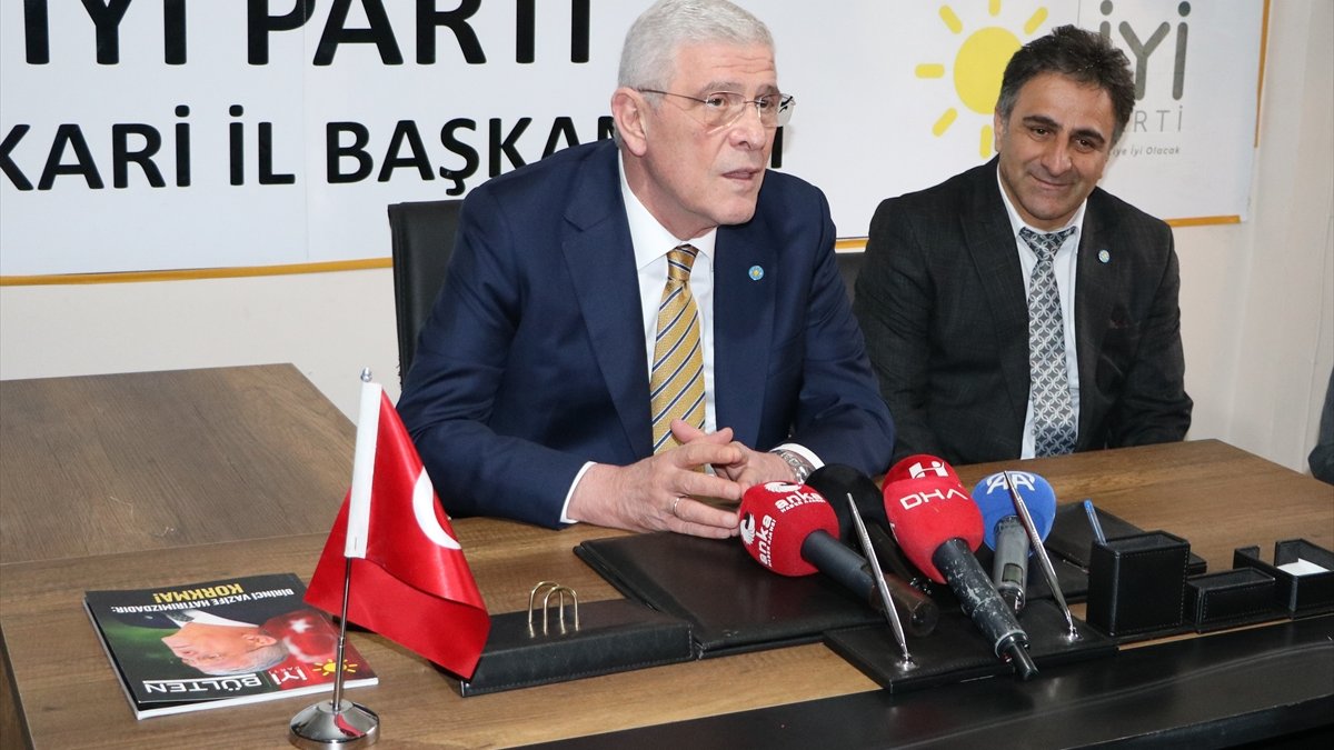 İYİ Parti Genel Başkanı Dervişoğlu, Hakkari
