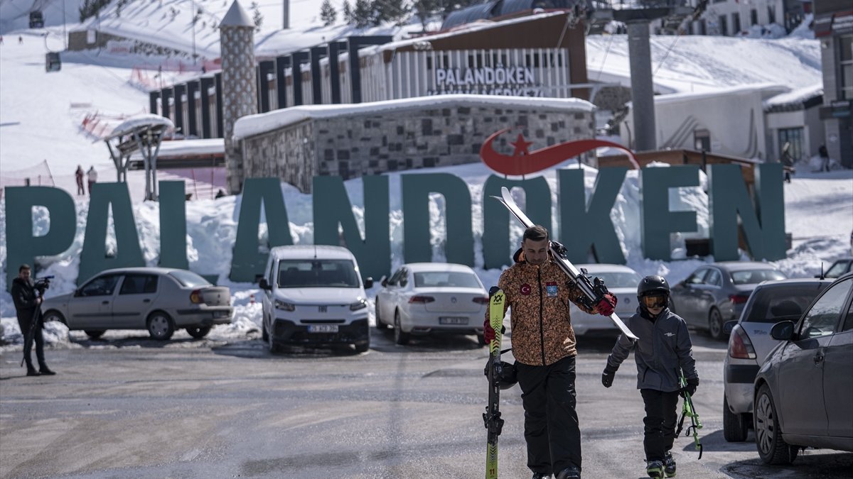 Palandöken Kayak Merkezi bayram tatilini dolu geçirecek