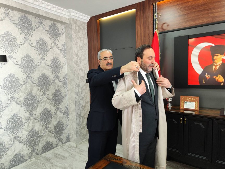 AĞRI İL MÜFTÜLÜĞÜNE ATANAN DR. İLHAN GÖREVİNE BAŞLADI 1