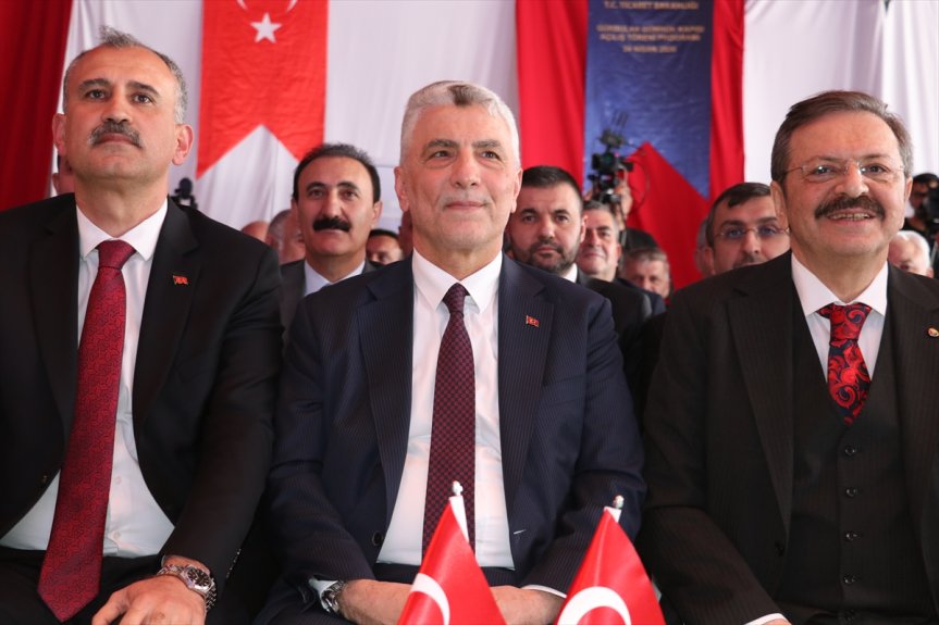 Ticaret Bakanı ömer Bolat, Gürbulak Gümrük Kapısı açılışı 1