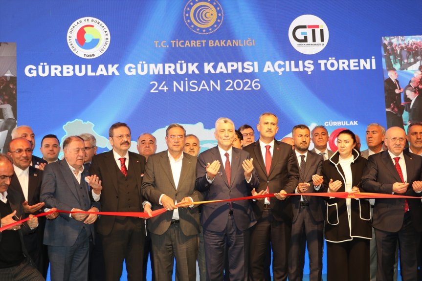 Ticaret Bakanı ömer Bolat, Gürbulak Gümrük Kapısı açılışı 5