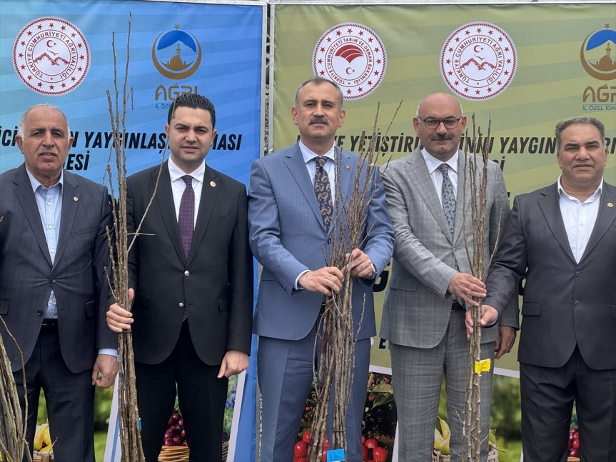 yetiştiriciliğinin fidan çiftçilere yaygınlaşması Ağrı