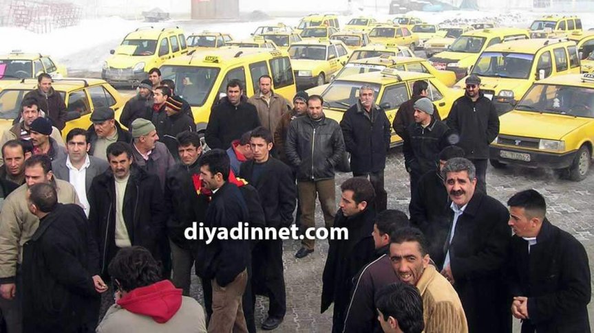 Ağrı'da korsan taksi eylemi